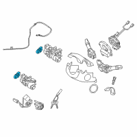 OEM 2014 Hyundai Genesis Coupe Switch Assembly-Ignition Diagram - 93110-3S000