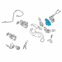 OEM Kia Rio Sensor-Angular VELOC Diagram - 934801W000