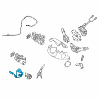 OEM Kia Niro Switch Assembly-Key Illumination Diagram - 931702T010