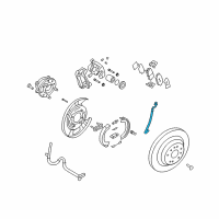 OEM Hyundai Genesis Hose Assembly-Brake, LH Diagram - 58742-3M000