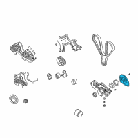 OEM Hyundai Tucson Cover-Oil Pump Diagram - 21313-37100