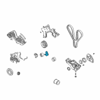 OEM 2004 Hyundai Santa Fe Arm Assembly-Tensioner Diagram - 24840-37120