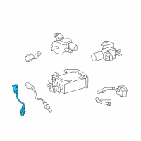 OEM Toyota Sequoia Front Oxygen Sensor Diagram - 89467-04090