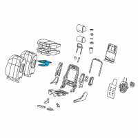 OEM Cadillac STS Heater Asm, Driver Seat Cushion Diagram - 88993045