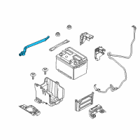 OEM 2013 Ford Fiesta Negative Cable Diagram - BE8Z-14301-AB