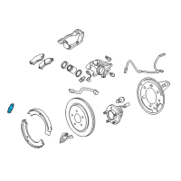 OEM Cadillac Adjuster Diagram - 25867414