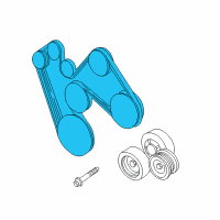 OEM 2005 Dodge Dakota Belt-SERPENTINE Diagram - 5135746AA