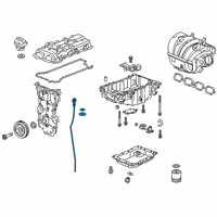 OEM 2021 Chevrolet Malibu Dipstick Diagram - 12654077