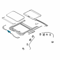 OEM 2013 Kia Rio Motor Assembly-Sunroof Diagram - 816313X000