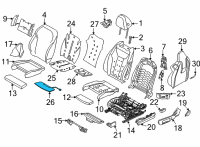 OEM 2018 BMW X3 HEATER ELEMENT, THIGH BOLSTE Diagram - 52-10-8-077-368