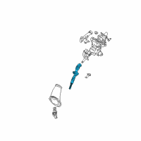 OEM 2000 Lexus GS300 Shaft Assy, Steering Intermediate, NO.2 Diagram - 45260-30080