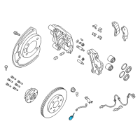 OEM 2021 Nissan Titan XD Hose Assembly-Brake Front Diagram - 46210-EZ60A