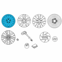 OEM Hyundai Elantra Coupe Forte 15 Inch Wheel Diagram - 52910-3Y050