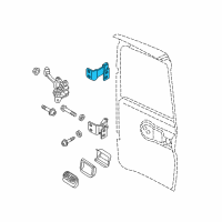 OEM 2021 Ram ProMaster City Rear Door Upper Hinge Diagram - 68405388AA