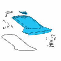 OEM 2016 Dodge Viper LIFTGATE Diagram - 68213894AF