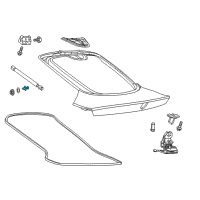 OEM 2017 Dodge Viper Stud Diagram - 6509131AA