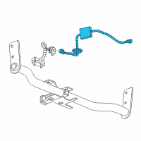 OEM 2012 Chevrolet Equinox Harness Asm-Trailer Rear Wiring Diagram - 20807039