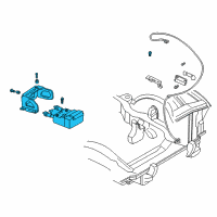 OEM 1994 Chevrolet S10 Brake Pressure Modulator Valve Assembly (Remanufacture) Diagram - 12477670