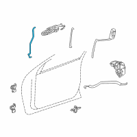 OEM Chrysler Concorde Link-Outside Handle To Latch Diagram - 4574152