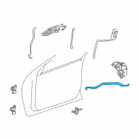 OEM Chrysler Link-Inside Handle To Latch Diagram - 4574140