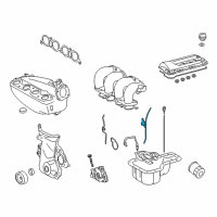 OEM 2006 Toyota Matrix Guide Tube Diagram - 11452-88600