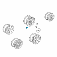 OEM Ford Mustang Valve Stem Diagram - FOTZ-1700-AA