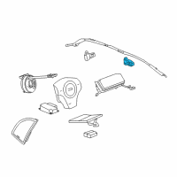 OEM Pontiac G6 Side Sensor Diagram - 15821098