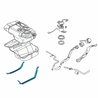 OEM 2003 Ford Escape Support Strap Diagram - YL8Z-9092-AA