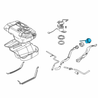 OEM 2005 Ford Escape Fuel Cap Diagram - 6L8Z-9030-B