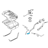 OEM 2003 Ford Escape Filler Hose Diagram - 2L8Z-9047-AA