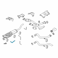 OEM 2007 Mercury Mountaineer Gasket Front Bracket Diagram - 6L2Z-5A204-A