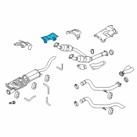 OEM 2007 Ford Explorer Sport Trac Upper Shield Diagram - 6L2Z-5H207-AA