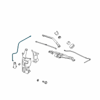 OEM Cadillac Escalade EXT Heater Asm-Windshield Washer Solvent Diagram - 25956849