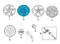 OEM Hyundai Tucson WHEEL ASSY-ALUMINIUM Diagram - 52910-P0160