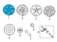 OEM Hyundai Tucson WHEEL ASSY-ALUMINIUM Diagram - 52910-CW100