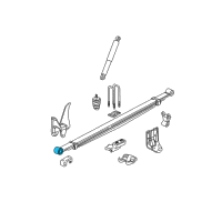 OEM Chevrolet Silverado 1500 Classic Bushing, Rear Spring Diagram - 15739091