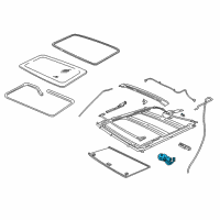 OEM 2005 Lincoln Navigator Motor Assembly Diagram - 5L1Z-15790-A