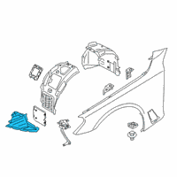 OEM 2021 BMW 745e xDrive Cover, Bottom Left Diagram - 51-75-7-493-367