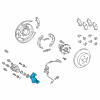 OEM Toyota Prius V Caliper Mount Diagram - 47821-47080