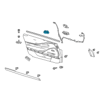 OEM 2022 Lexus LC500h Master Switch Assembly Diagram - 84040-11010