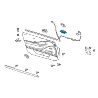 OEM 2019 Lexus LC500h Switch, Seat Memory Diagram - 84927-11010