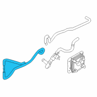 OEM 2014 Nissan Rogue Hose - Auto Transmission Oil Cooler Diagram - 21632-4BA1A