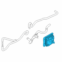 OEM Nissan Cooler Assembly-Auto Transmission Diagram - 21606-3VX0A