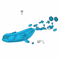 OEM 2018 Chevrolet Trax Composite Assembly Diagram - 42698950