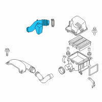 OEM 2010 Kia Forte Hose Assembly-Air Intake Diagram - 281301M550