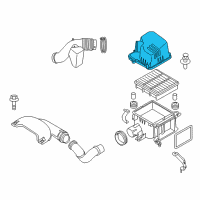 OEM 2013 Kia Forte Cover-Air Cleaner Diagram - 281111M470