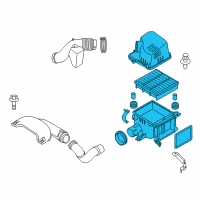 OEM Kia Forte Air Cleaner Assembly Diagram - 281101M470