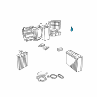 OEM 2000 Chrysler 300M Actuator-Recirculation Door Diagram - 4734984AD