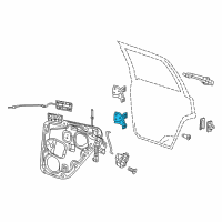 OEM Dodge Durango Lower Door Hinge Diagram - 55113664AI