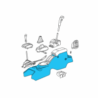 OEM Chrysler Console-Floor Diagram - RE921TMAK